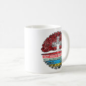 Ruanda Ruandisch Schweizer Schweiz Baum Wurzel Koffiemok (Voorkant rechts)