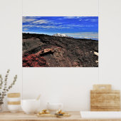 Ruapehu en de Ngaurahoe Crater Poster (Keuken)