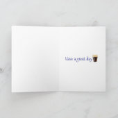 Ruaridh de rugby orang-oetan verjaardagskaart kaart (Binnen)