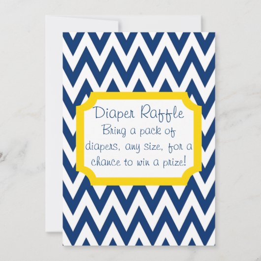 Rub-a-dub Baby shower Uitnodiging - Blauw (Achterkant)