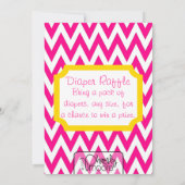 Rub-a-dub Baby shower Uitnodiging - Roze (Achterkant)