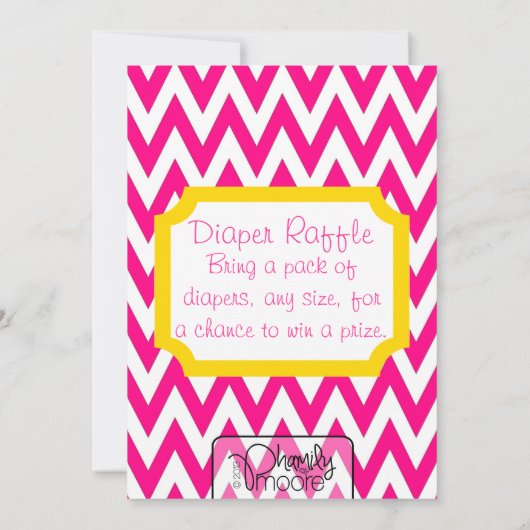 Rub-a-dub Baby shower Uitnodiging - Roze (Achterkant)