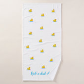 Rub A Dub Dub Duck Bath Towel Badhanddoek (Badhanddoek)