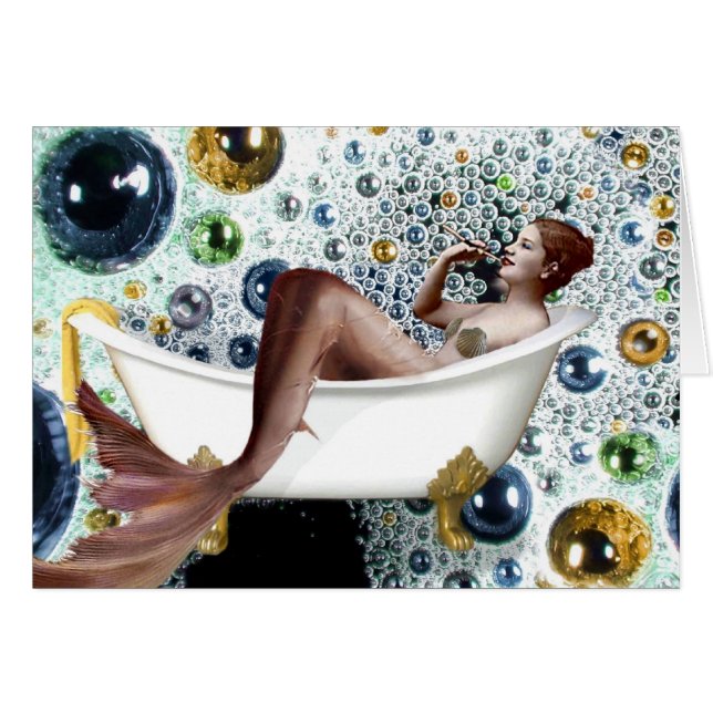 Rub-a-dub dub, zeemeermin in een buik. (Voorkant Horizontaal)