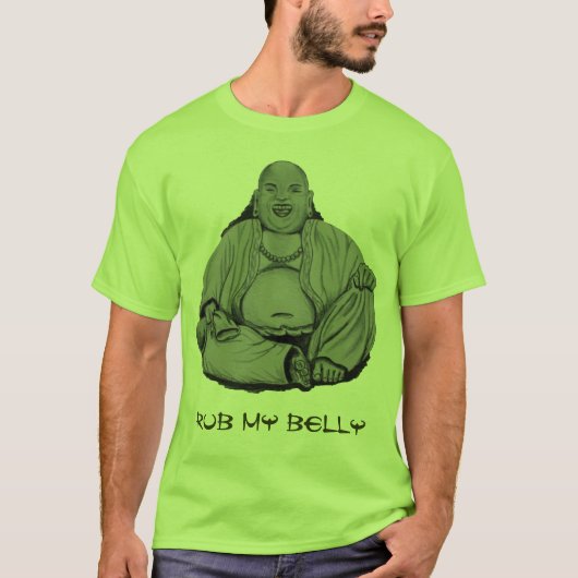 Rub Buddha Belly T-shirt (Voorkant)