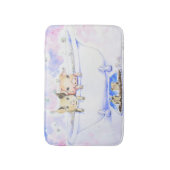 Rub een Dub Dub-piggies in de buisverf Badmat (Voorkant Verticaal)