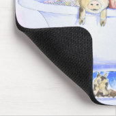 Rub een Dub Dub-piggies in de buisverf Muismat (Hoek)