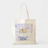 Rub een Dub Dub-piggies in de buisverf Tote Bag (Voorkant)