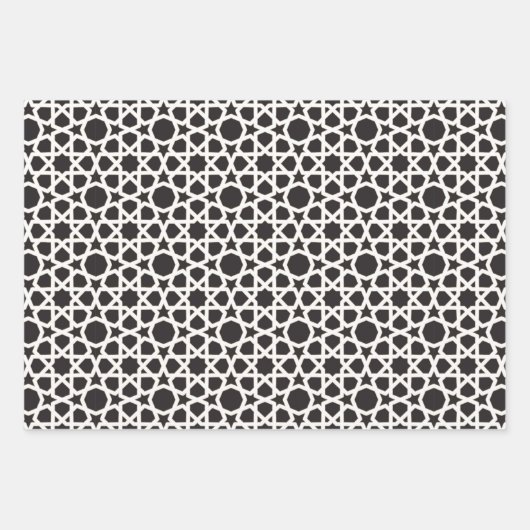 Rub El Hizb Pattern Inpakpapier Vel (Voorkant 3)