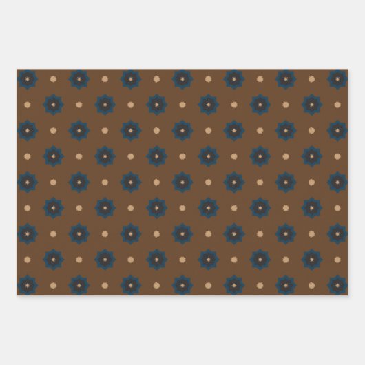 Rub El Hizb Pattern Inpakpapier Vel (Voorkant)