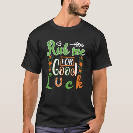 Rub me voor de goedkoopste sint-Patrick dag T-shirt (Voorkant)