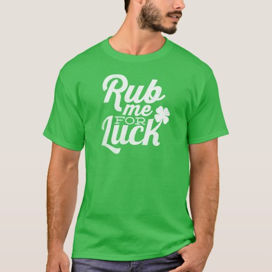Rub me voor de lul sint-juttemis dag t-shirt (Voorkant)