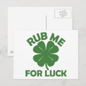 Rub me voor een lul briefkaart (Voorkant / Achterkant)