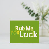 Rub me voor een lul briefkaart (Staand voorkant)