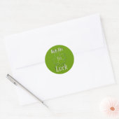 Rub me voor Good Luck Ronde Sticker (Envelop)