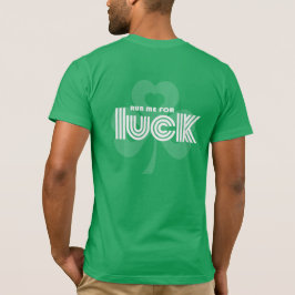 Rub me voor Luck. Shamrock St. Patrick's Day T-shirt
