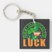 Rub mijn shamrocks voor Luck Funny St Patrick's Da Sleutelhanger (voorkant)