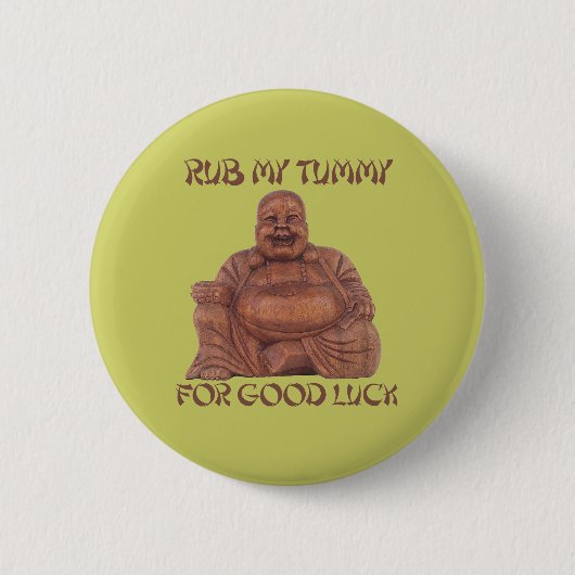 RUB MY TUMMY RONDE BUTTON 5,7 CM (Voorkant)