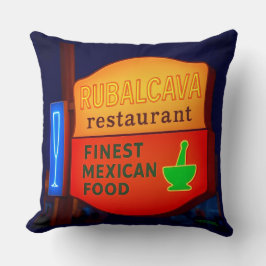 RUBALCAVA RESTAURANT - HANFORD 20X20 INCH. KUSSEN