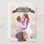 Ruban de charme sauver les cartes de date save the date (Voorkant)