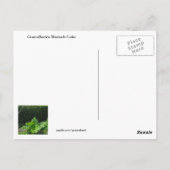 Rubarb Cake Recipe Briefkaart (Achterkant)