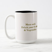 Rubarb en frambozen tweekleurige koffiemok (Links)