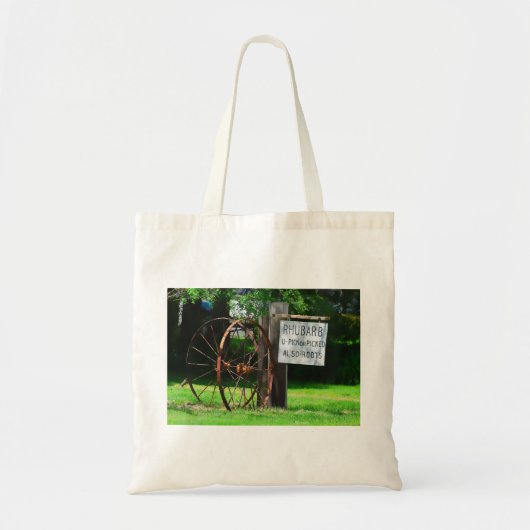 Rubarb Sign Bag Tote Bag (Voorkant)