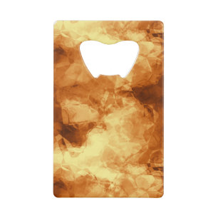 Rubbed Gold Foil Abstract Creditkaart Flessenopener