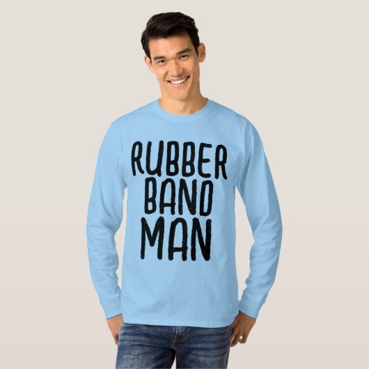 RUBBER BAND MAN  T-SHIRTS MANNEN (Voorkant volledig)