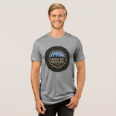 Rubber City Resistance T-shirt, tweezijdig Tri-Blend Shirt (Voorkant volledig)