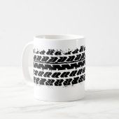 Rubber City Tire Tread Koffiemok (Voorkant links)
