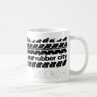 Rubber City Tire Tread Koffiemok
