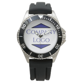 Rubber Custom Luxe Corporate Horloge met Logo