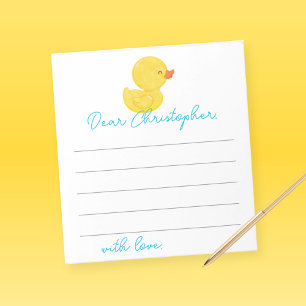 Rubber Duck 1e verjaardag Capsule Notitiebladen Notitieblok