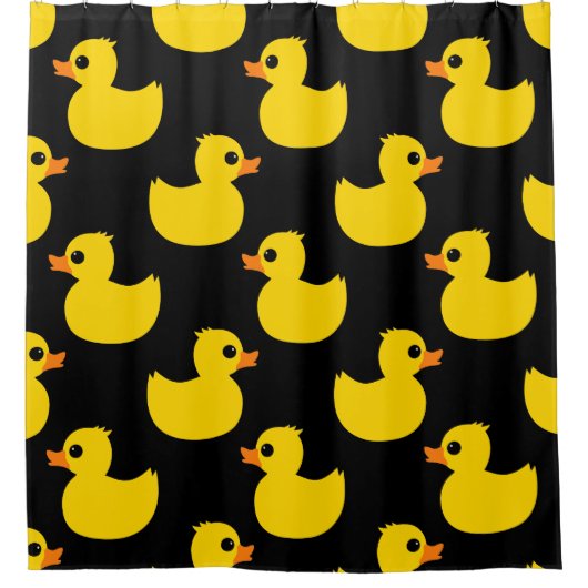 Rubber Duck Animal Pattern Douchegordijn (Voorkant)