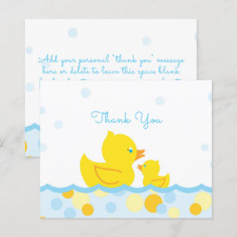 Rubber Duck Baby shower Dank je wel