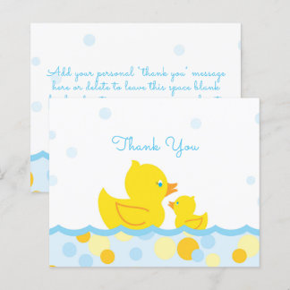 Rubber Duck Baby shower Dank je wel