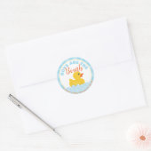 Rubber Duck Baby shower Favoriet Sticker – Bath Bo (Envelop)