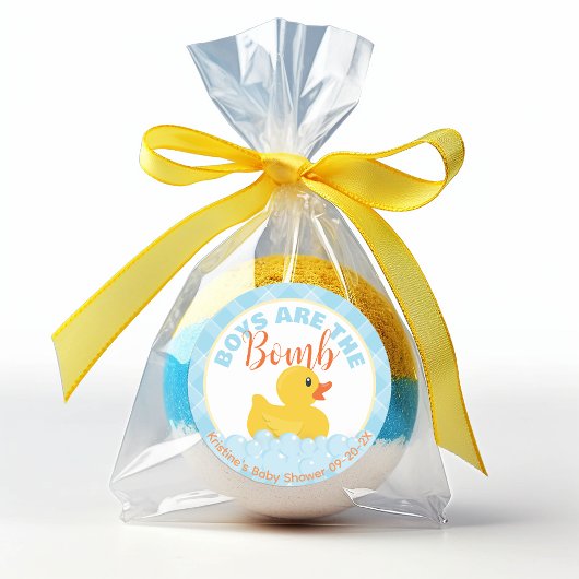 Rubber Duck Baby shower Favoriet Sticker – Bath Bo