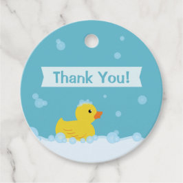 Rubber Duck Baby shower Geslacht Neutraal Bedankjes Labels