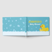 Rubber Duck Baby shower Geslacht Neutraal Gastenboek (Volledig)