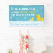 Rubber Duck Baby shower Geslacht Neutraal Spandoek (Insitu)