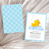 Rubber Duck Baby shower Kaart