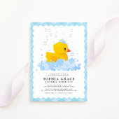 Rubber Duck Baby shower Kaart