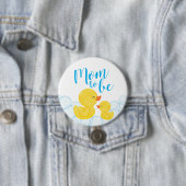 Rubber Duck Baby shower Mam Ronde Button 7,6 Cm (In situ)