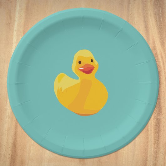 Rubber Duck Baby shower Papieren Bordje