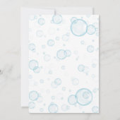 Rubber Duck Baby shower per Mail uitnodiging (Achterkant)