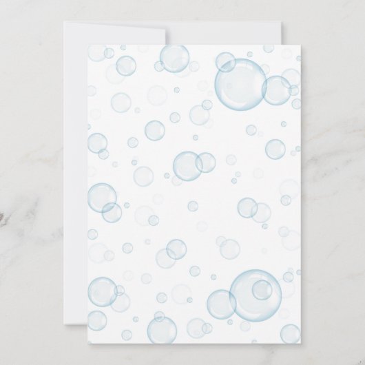 Rubber Duck Baby shower per Mail uitnodiging (Achterkant)