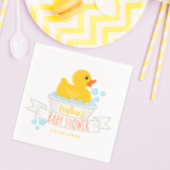 Rubber Duck Baby shower servetten – Bubble Bath Th