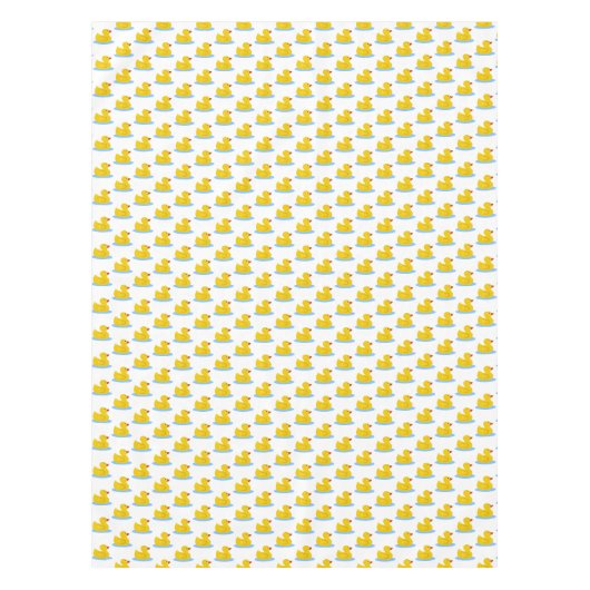 Rubber Duck Baby shower Tafelkleed (Voorkant)